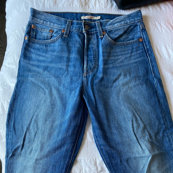 Wedgie straight levis jeans dark blue - Picture 2 of 5